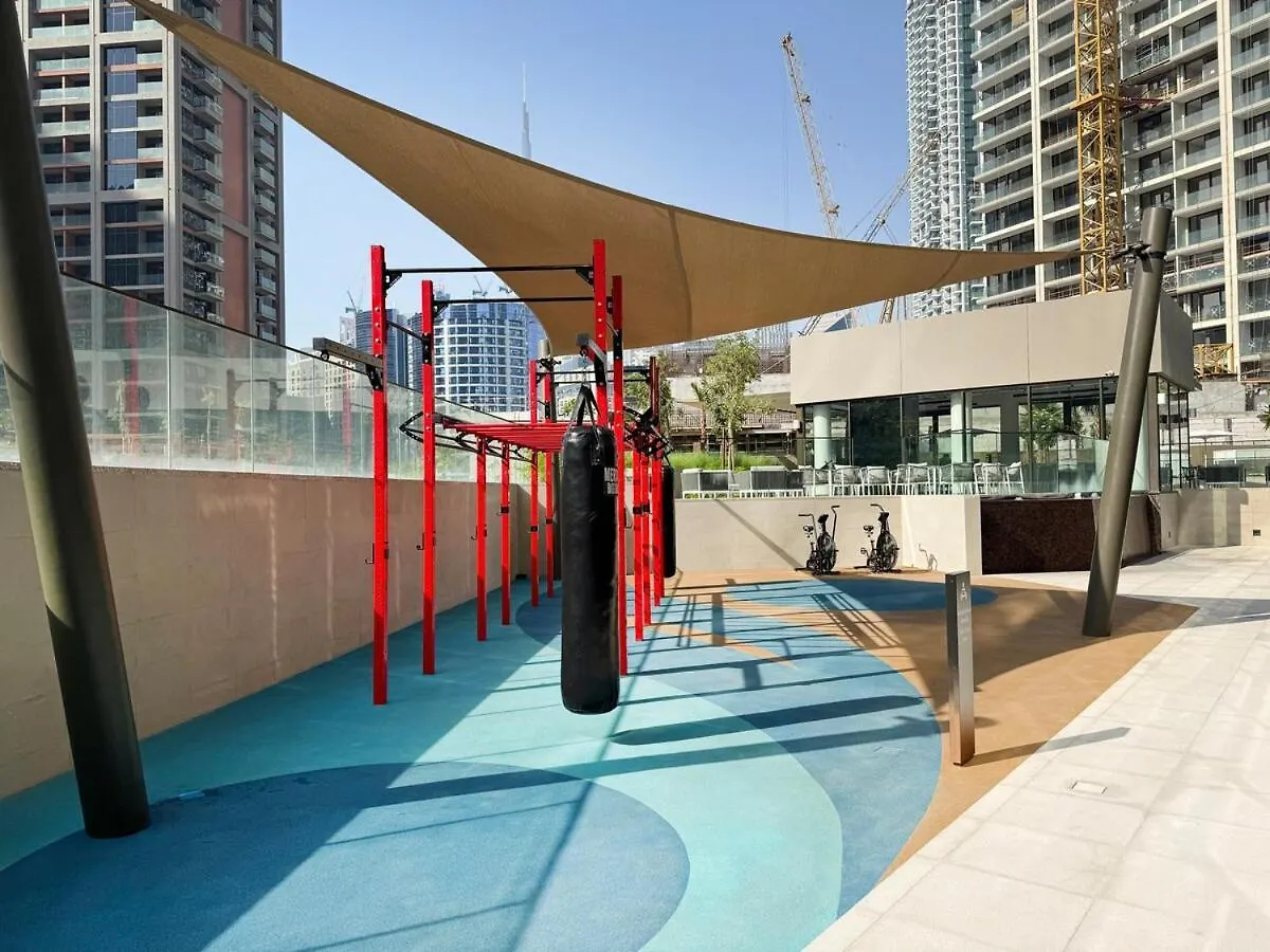 Apartment Cozy 1Br Apt With Canal And Burj Khalifa Views At Peninsula Dubai Vereinigte Arabische Emirate
