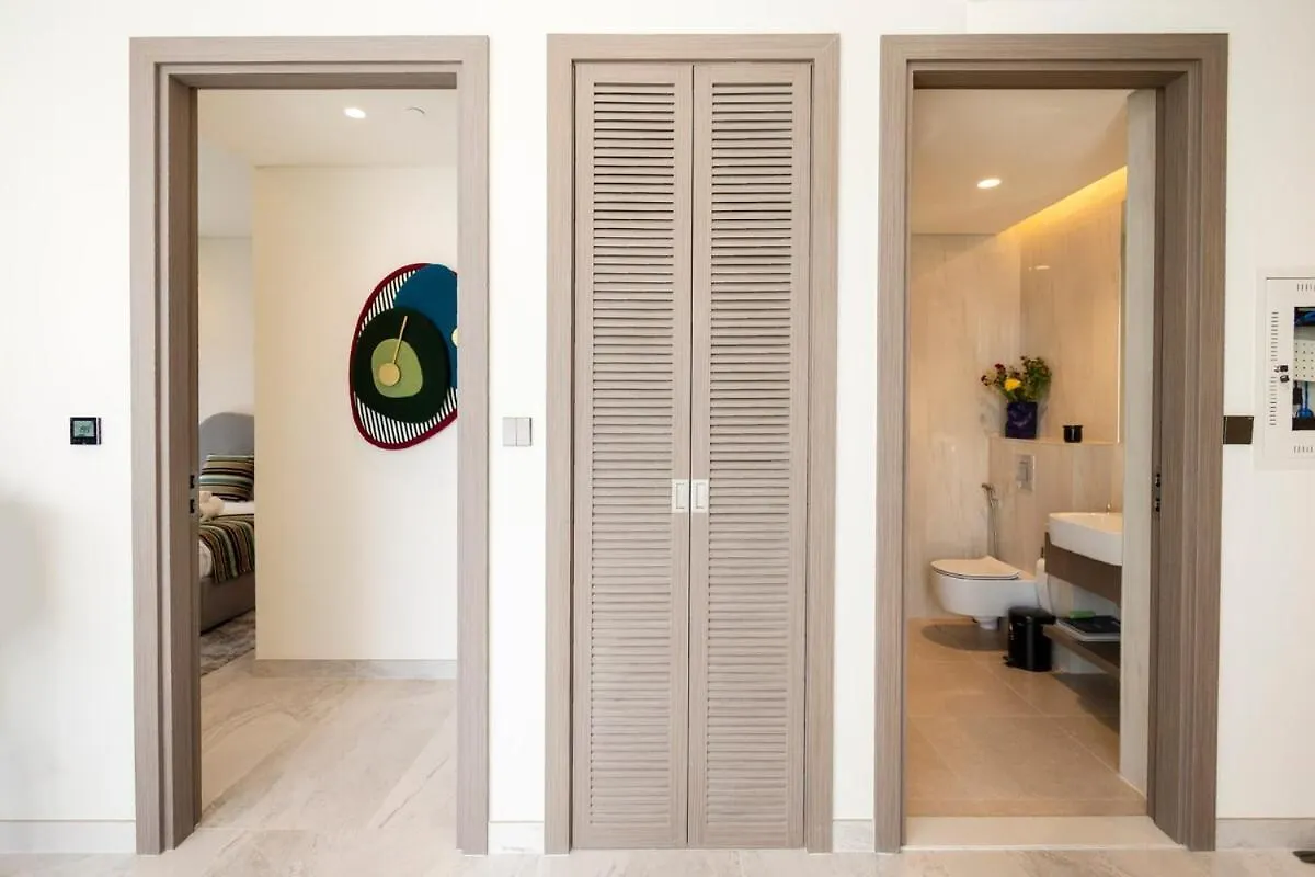 Cozy 1Br Apt With Canal And Burj Khalifa Views At Peninsula Dubai Forenede Arabiske Emirater